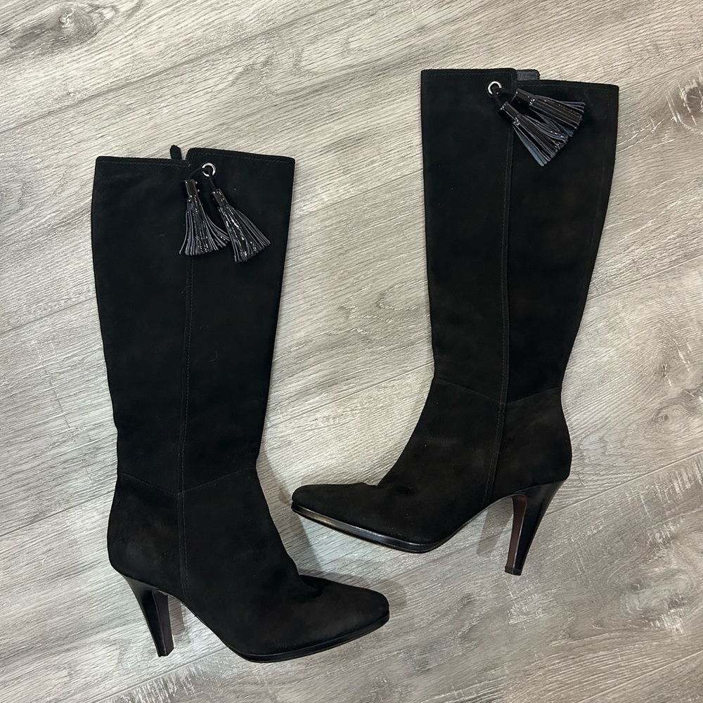 NWT Black Cole Haan Heeled Boots